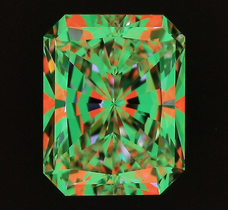 1.90ct Radiant H VVS2 Natural Diamond ASET image