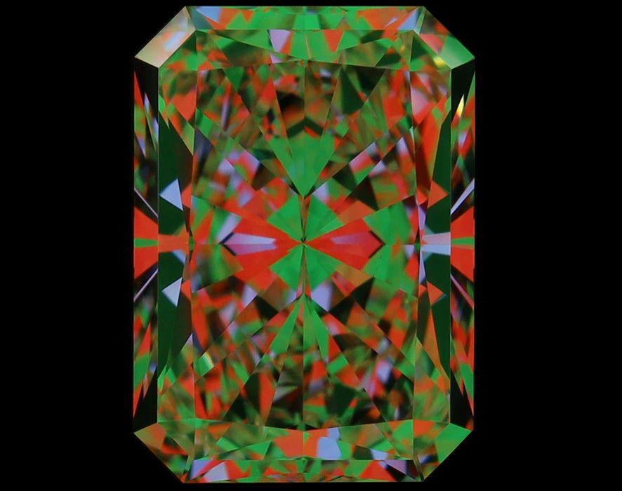 3.02ct Radiant G VVS2 Natural Diamond ASET image