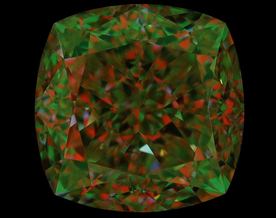 2.52ct Cushion U-V VS1 Natural Diamond ASET image