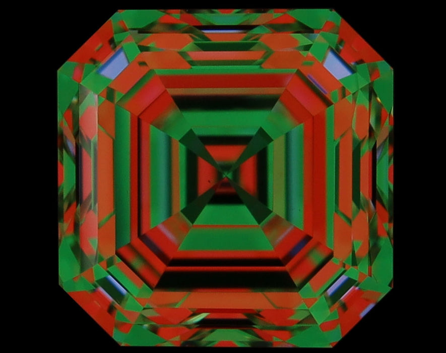 1.50ct Asscher G VS1 Natural Diamond ASET image
