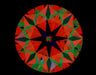 0.91ct Round F SI1 Natural Diamond ASET image