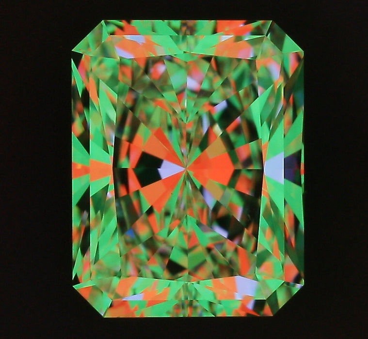 2.70ct Radiant E VS2 Natural Diamond ASET image