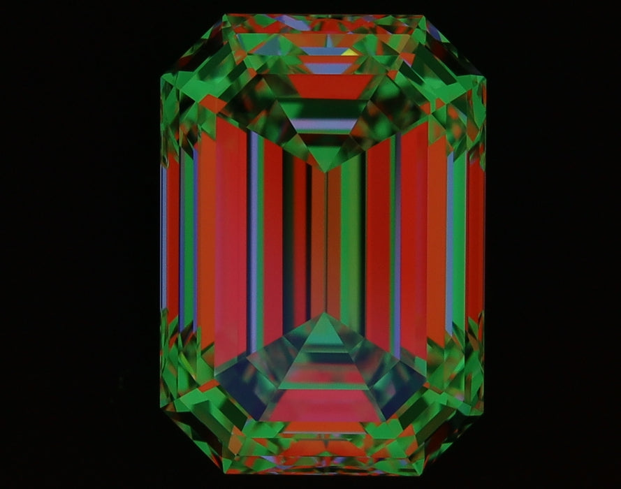 2.02ct Emerald G VVS1 Natural Diamond ASET image
