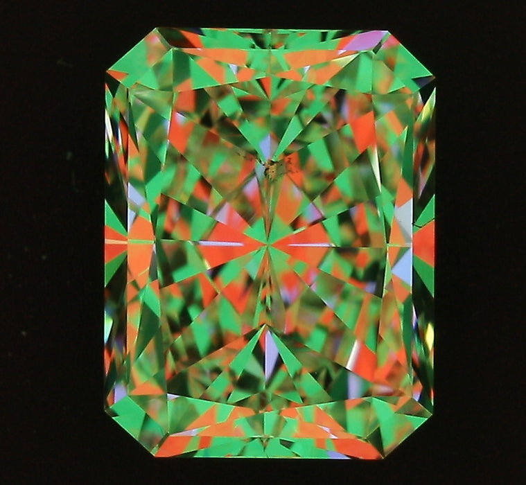 2.01ct Radiant I SI1 Natural Diamond ASET image