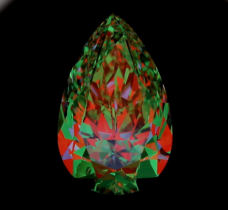 2.02ct Pear I SI1 Natural Diamond ASET image