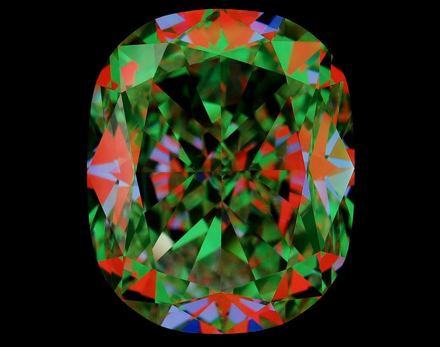 3.01ct CME F IF Natural Diamond ASET image