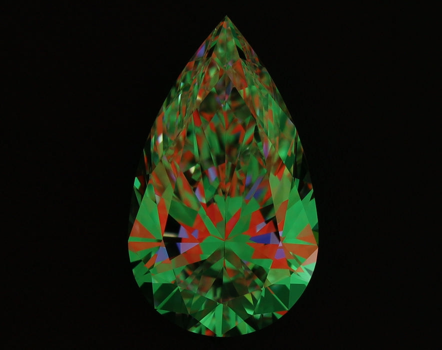 1.03ct Pear H VVS2 Natural Diamond ASET image
