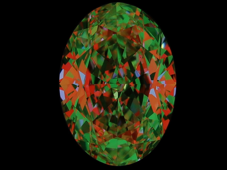 1.20ct OVM N VS2 Natural Diamond ASET image