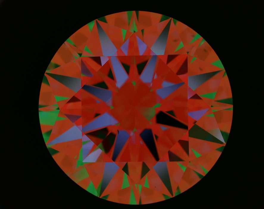 8.05ct Round J VS2 Natural Diamond ASET image