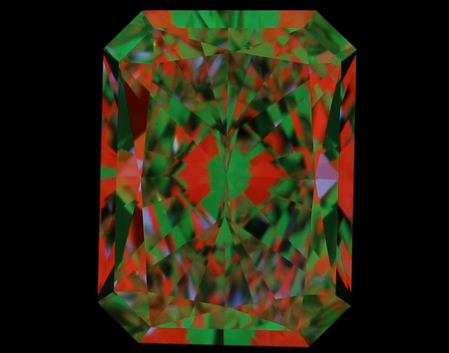 1.01ct Radiant I VS2 Natural Diamond ASET image