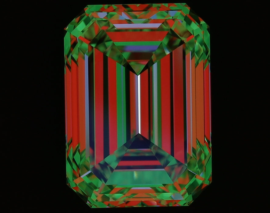 3.53ct Emerald H VVS1 Natural Diamond ASET image