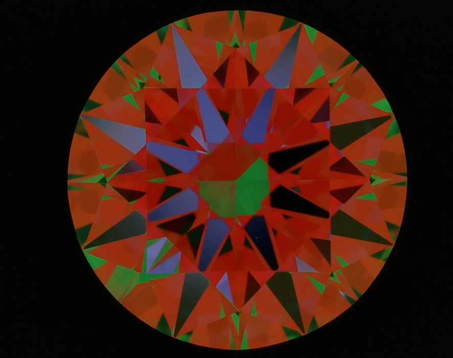 1.52ct Round I VS2 Natural Diamond ASET image