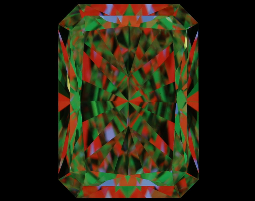 2.50ct Radiant J VS1 Natural Diamond ASET image