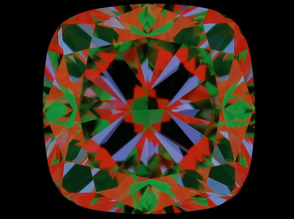 2.01ct Cushion S-T VS1 Natural Diamond ASET image