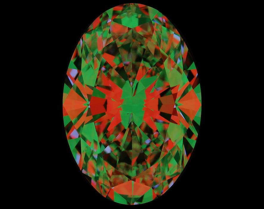 5.01ct Oval J VS1 Natural Diamond ASET image