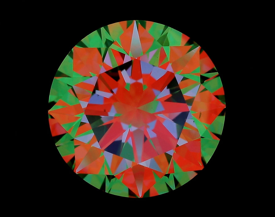4.70ct Round I VS2 Natural Diamond ASET image