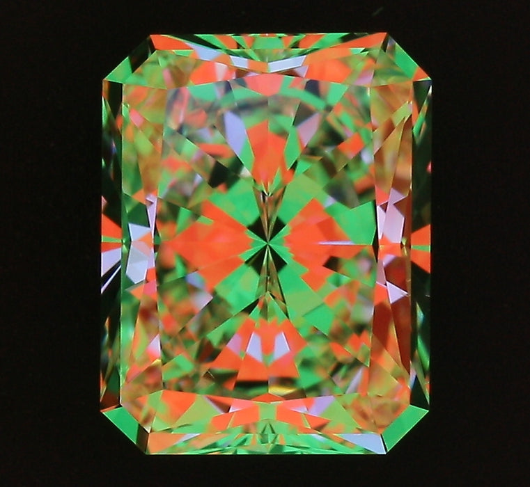 1.80ct Radiant J VS2 Natural Diamond ASET image