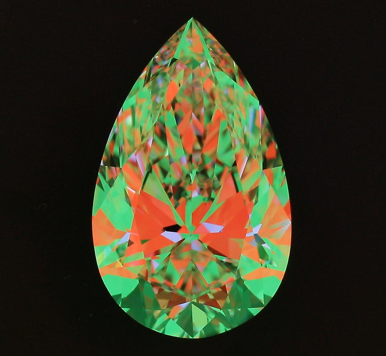 2.50ct Pear F VS1 Natural Diamond ASET image