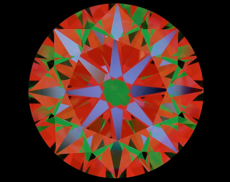 8.01ct Round L VS2 Natural Diamond ASET image