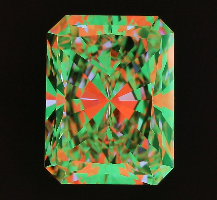 2.60ct Radiant J VS2 Natural Diamond ASET image