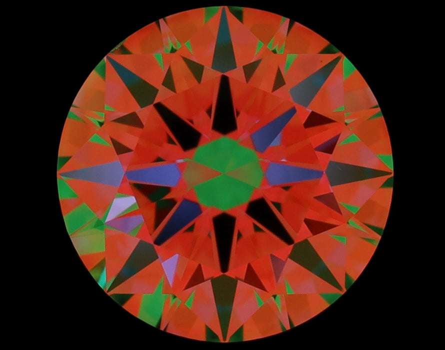 1.01ct Round E VS1 Natural Diamond ASET image
