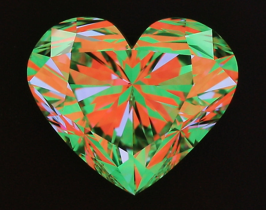 1.94ct Heart G VS2 Natural Diamond ASET image
