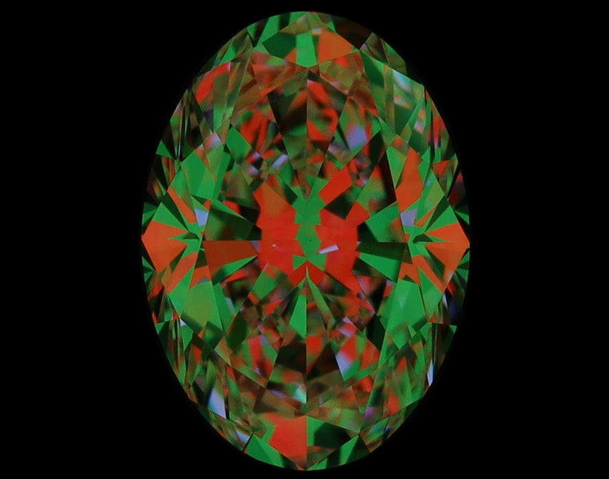 1.01ct Oval E VS1 Natural Diamond ASET image