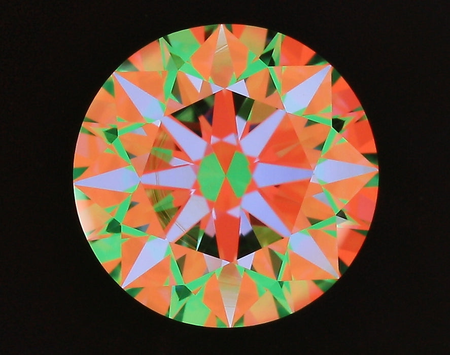 2.08ct Round G VS1 Natural Diamond ASET image