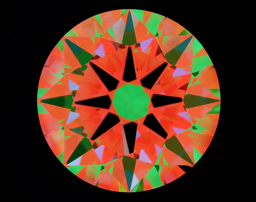 2.01ct Round G VS1 Natural Diamond ASET image