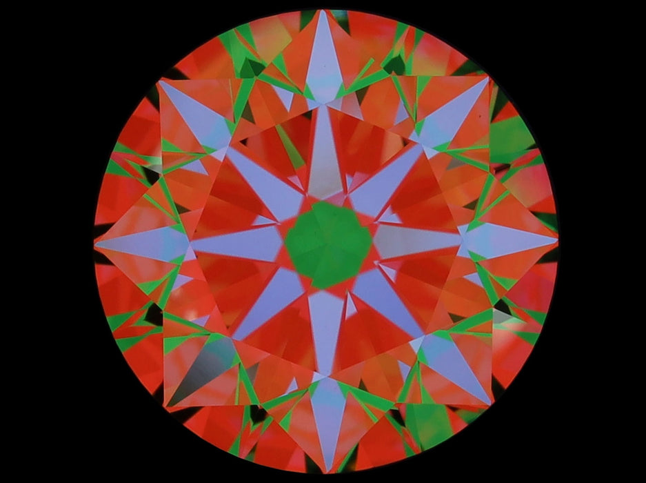 3.53ct Round F VS1 Natural Diamond ASET image