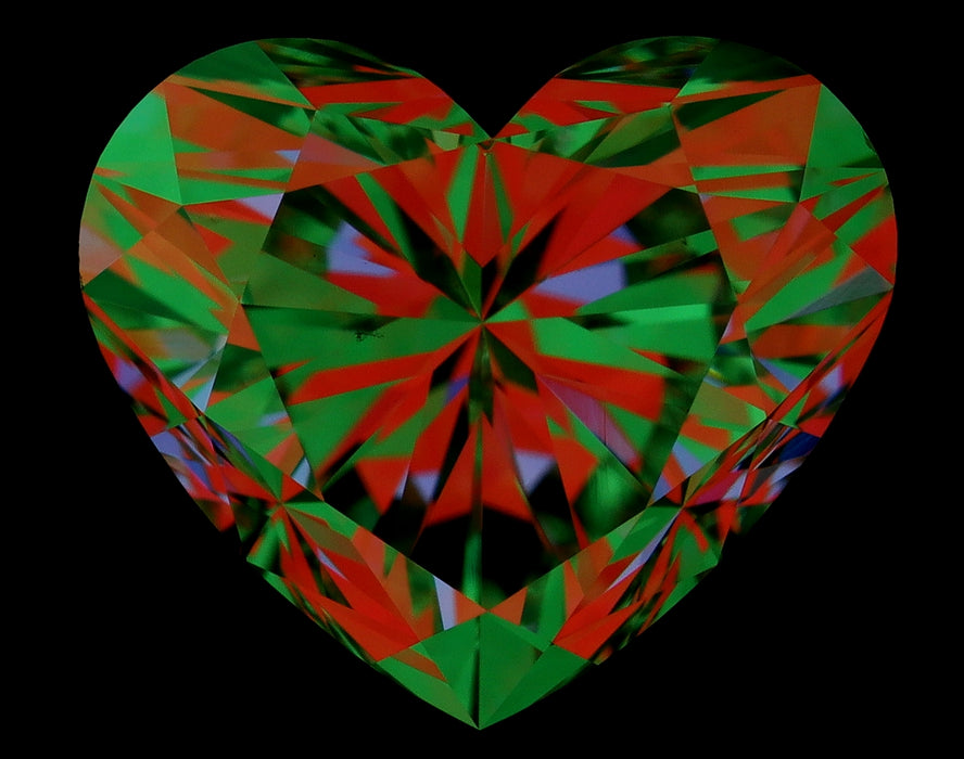 1.31ct Heart H VS1 Natural Diamond ASET image