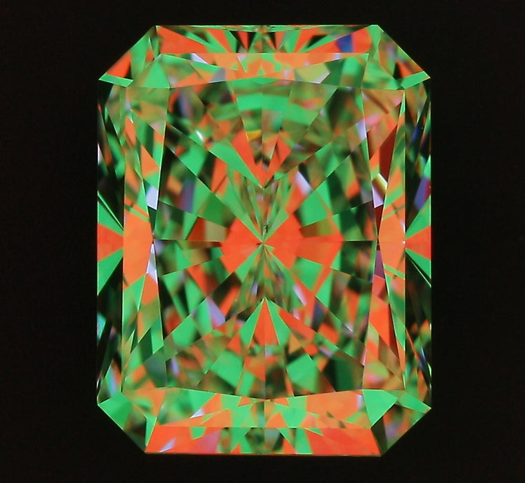 2.55ct Radiant I VS2 Natural Diamond ASET image