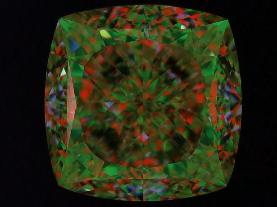 1.61ct Cushion U-V VS1 Natural Diamond ASET image