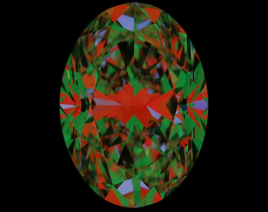1.50ct Oval J VVS2 Natural Diamond ASET image