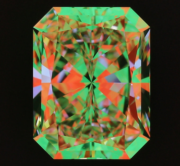 3.00ct Radiant J VVS2 Natural Diamond ASET image