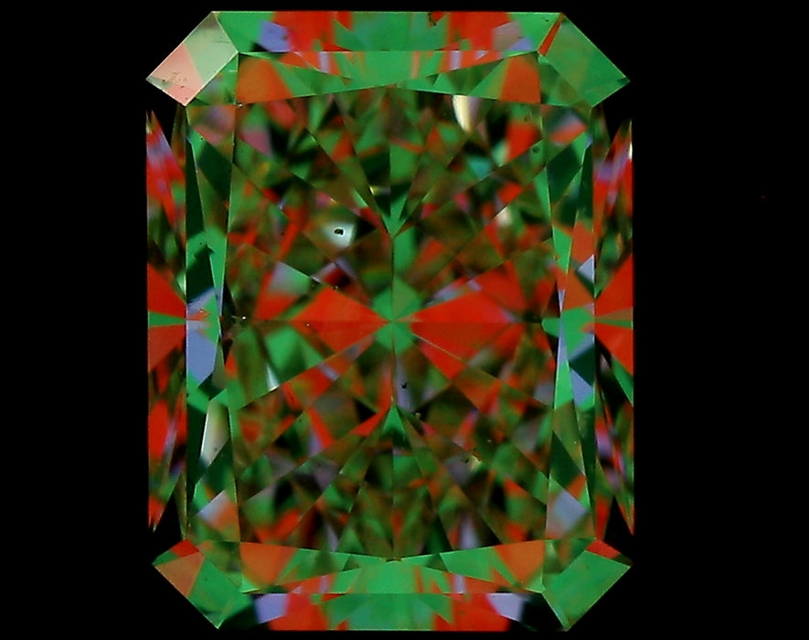 1.50ct Radiant N SI1 Natural Diamond ASET image
