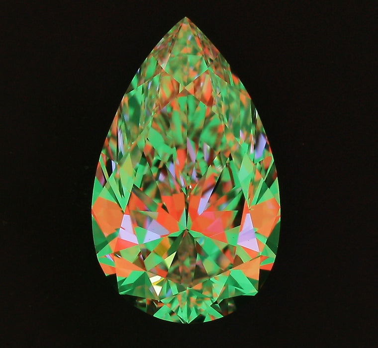 2.01ct Pear E VS1 Natural Diamond ASET image