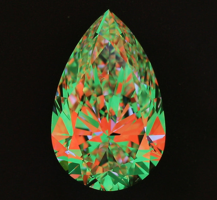 2.01ct Pear G SI1 Natural Diamond ASET image