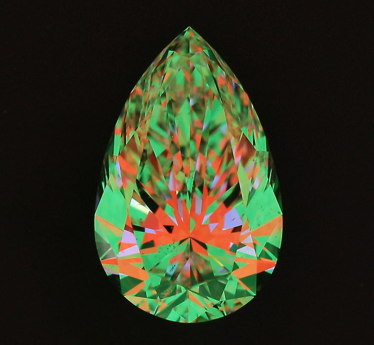 2.01ct Pear G SI1 Natural Diamond ASET image