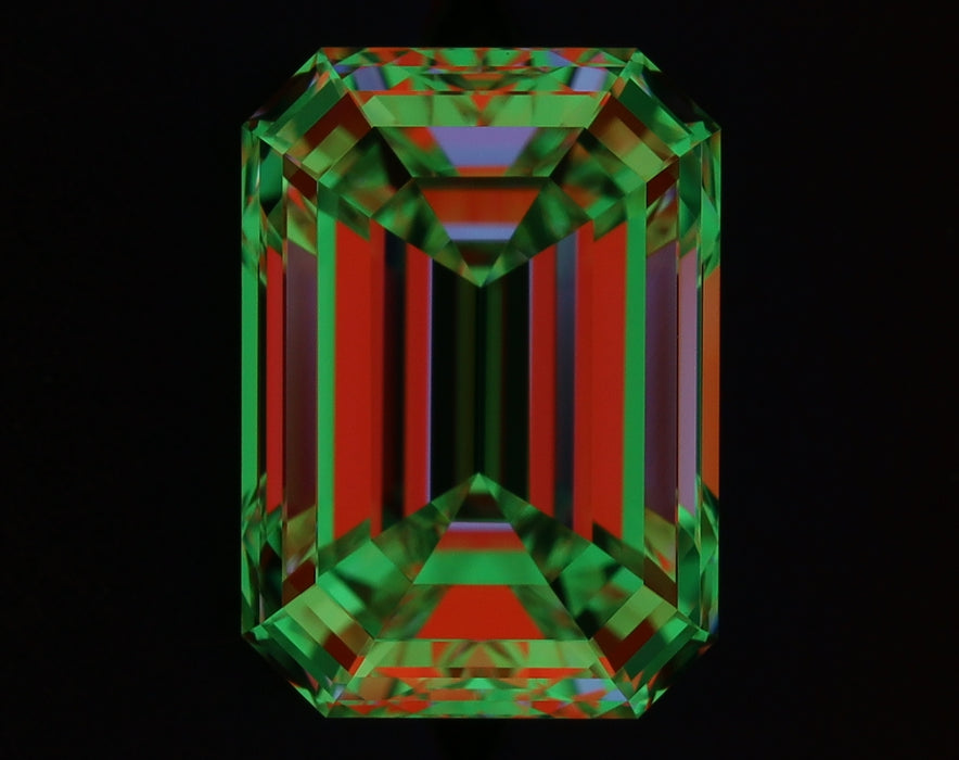 1.68ct Emerald J VVS1 Natural Diamond ASET image