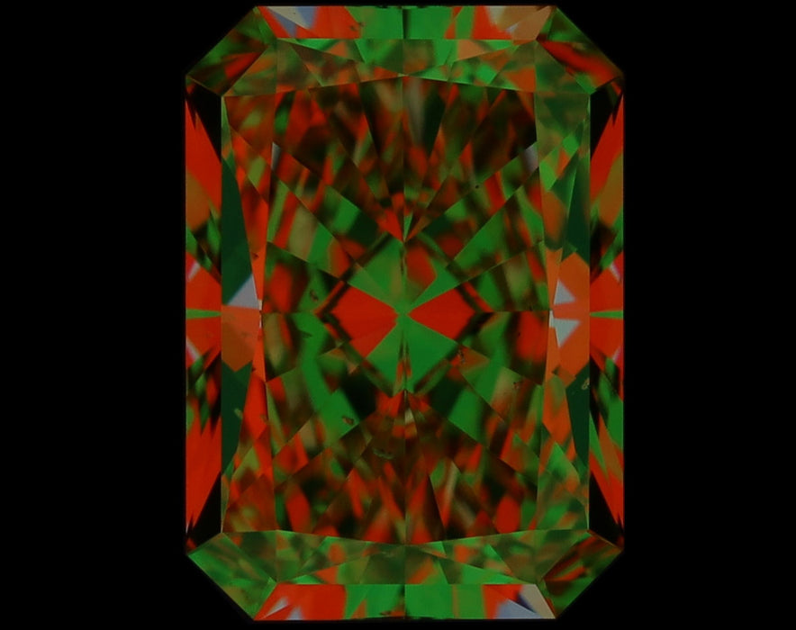 1.01ct Radiant FVY SI1 Natural Diamond ASET image