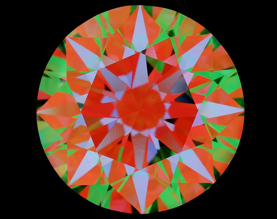 2.50ct Round I VS1 Natural Diamond ASET image