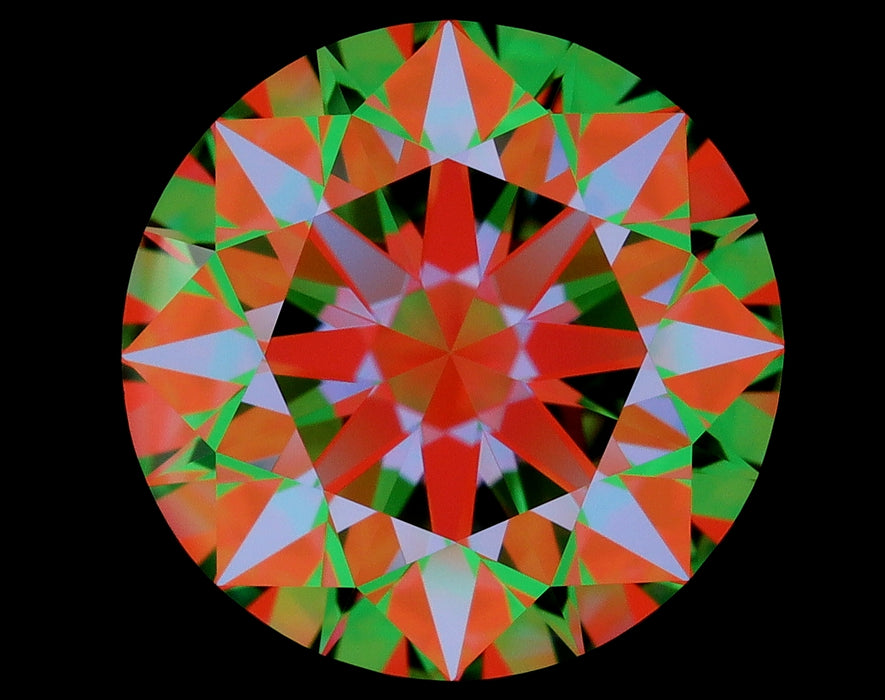 2.01ct Round I VVS1 Natural Diamond ASET image