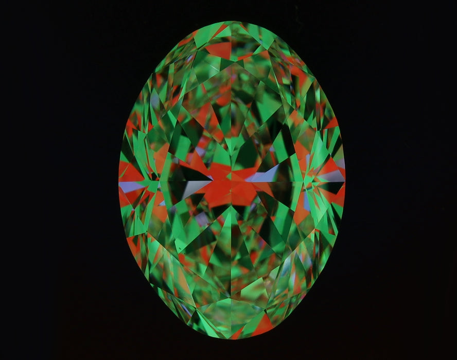 5.01ct Oval G VS2 Natural Diamond ASET image