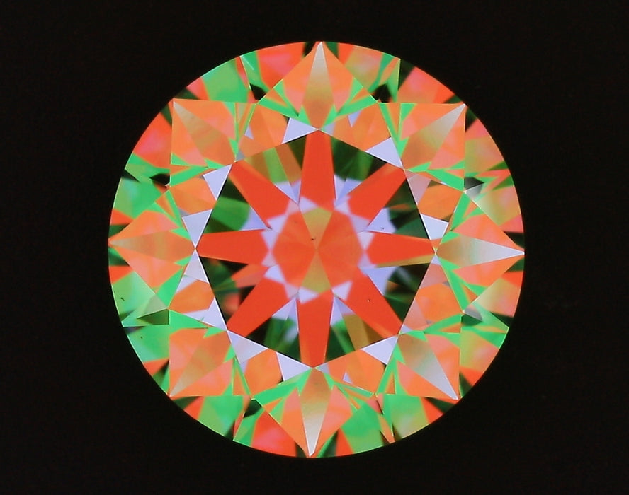 2.09ct Round G VS2 Natural Diamond ASET image