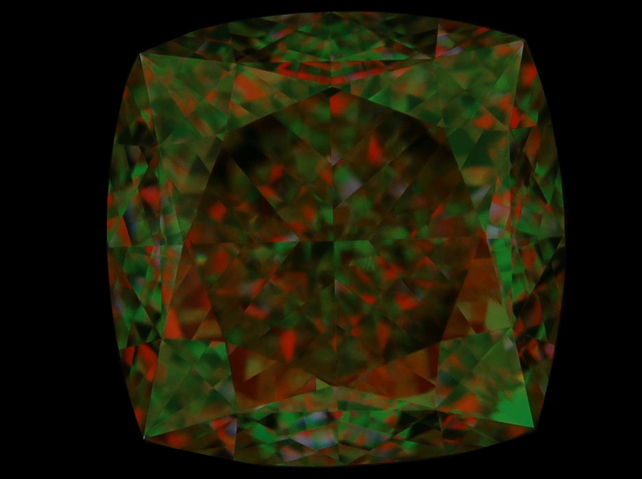 1.03ct Cushion FIY VVS1 Natural Diamond ASET image