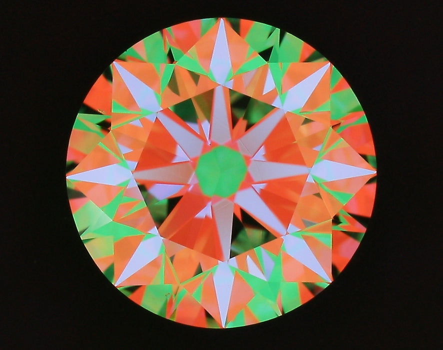 2.22ct Round E VS1 Natural Diamond ASET image