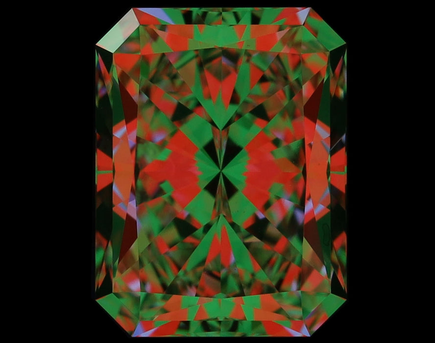 1.52ct Radiant G IF Natural Diamond ASET image