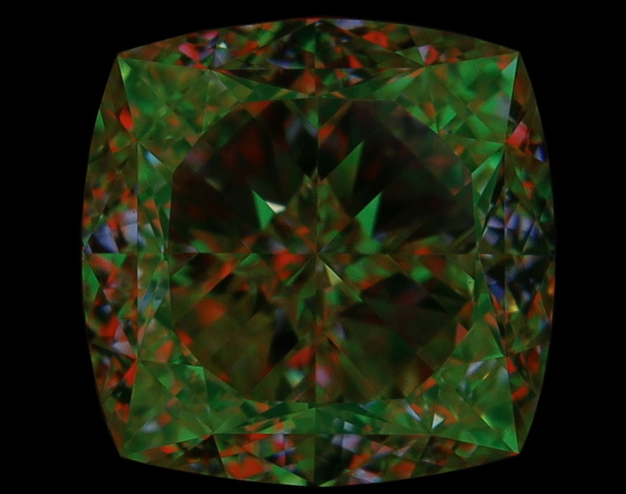 1.51ct Cushion W-X VS1 Natural Diamond ASET image