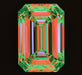 4.03ct Emerald F VS1 Natural Diamond ASET image